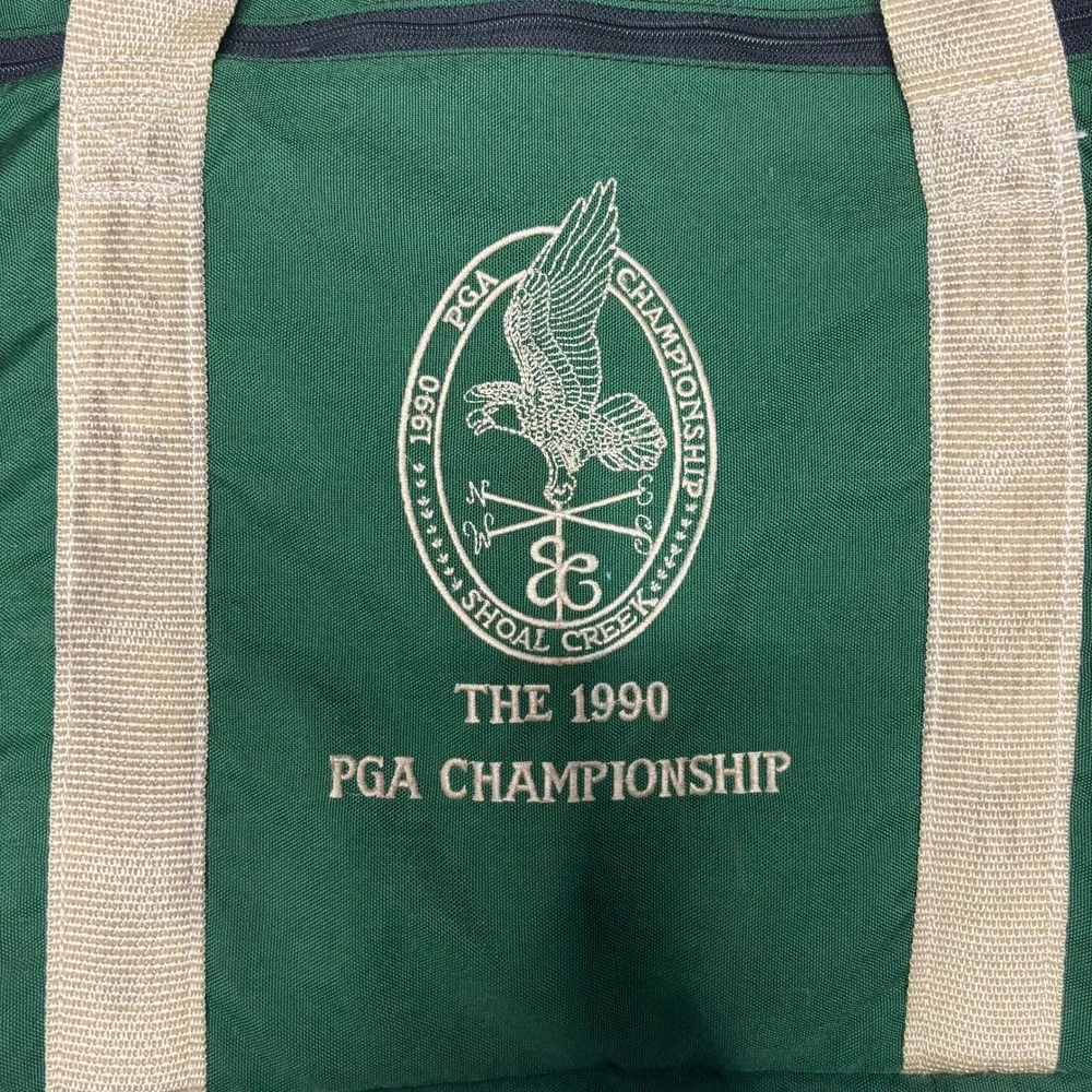Vintage 1990 PGA Championship Shoal Creek Green Travel Bag